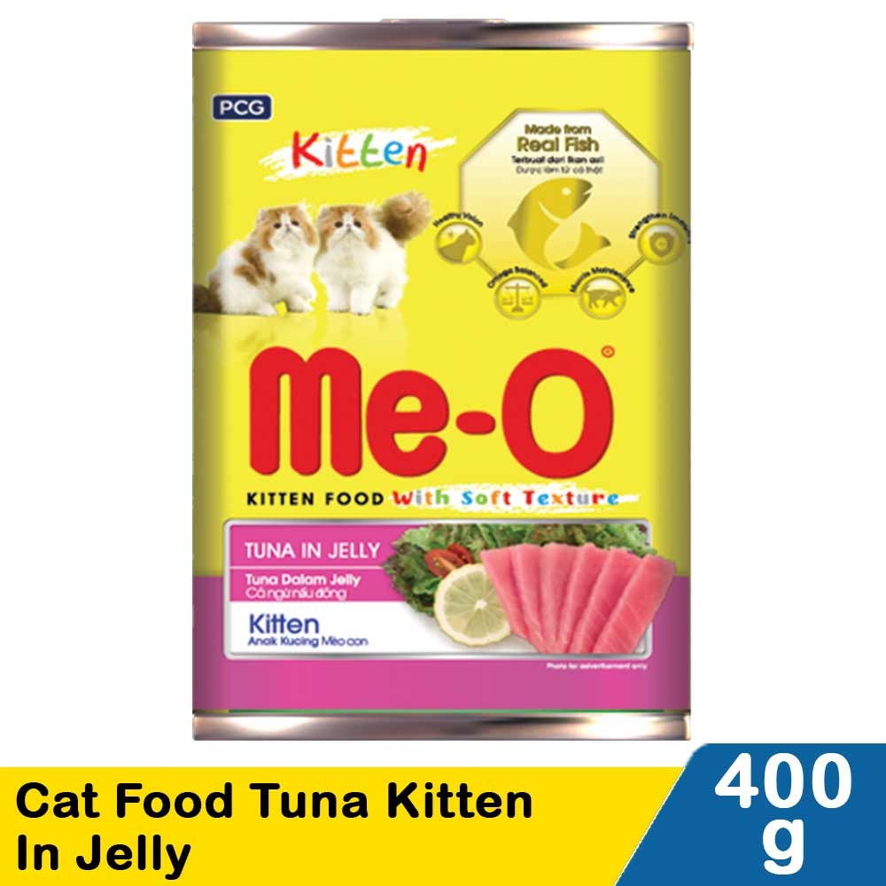 ME-O KITTEN FOOD TUNA IN JELLY 400g