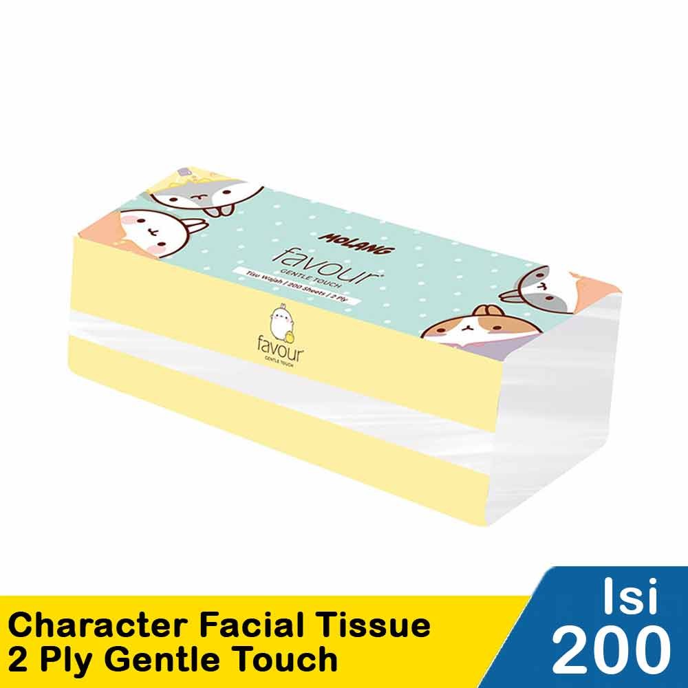 Favour Character Facial Tissue 2Ply Gentle Touch 200'S