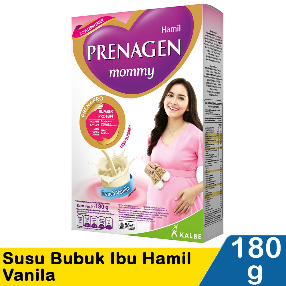 PRENAGEN MOMMY SUSU BUBUK IBU HAMIL VANILA 180g