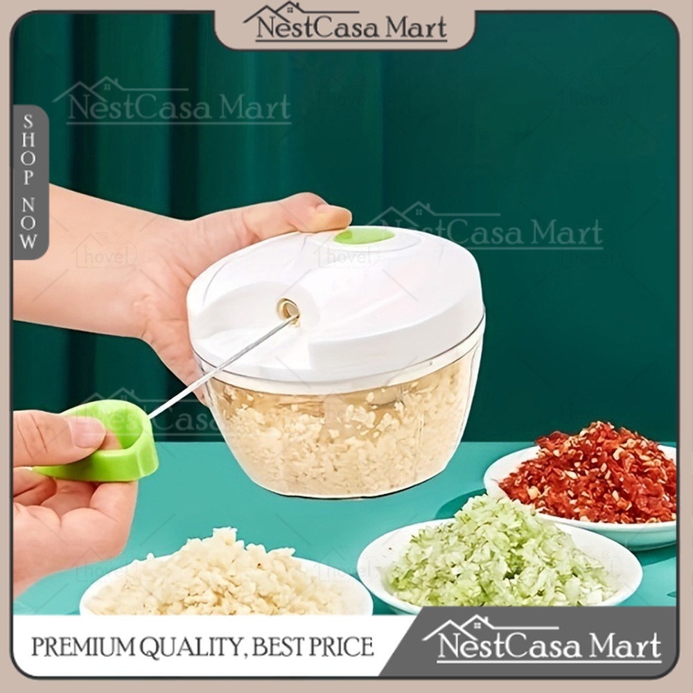 Speedy Mini Cooper Blender Manual Tarik Tangan Alat Pencacah Bumbu Dapur Serbaguna - NestCasa Mart