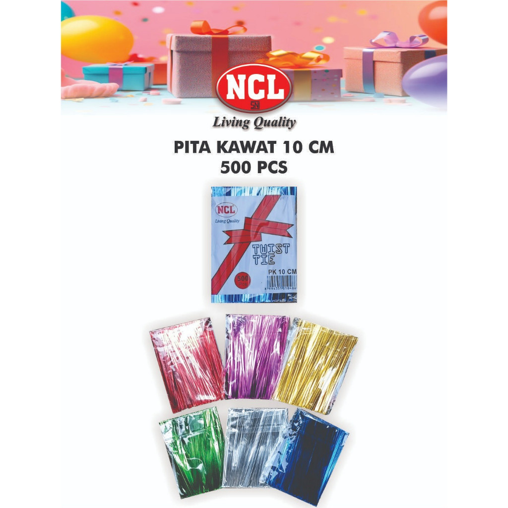 Twist Tie / Pita Kawat Survenir 10cm (500pc)