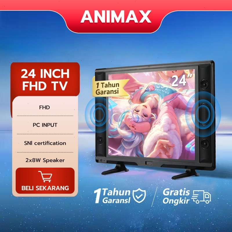 CINELUXE ANIMAX Digital TV Led 24 inch FHD 22/24/25 inch Televisi