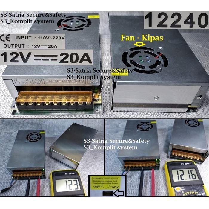 Power supply 12v 20a Switching Power Supply DC 12 V 20 A