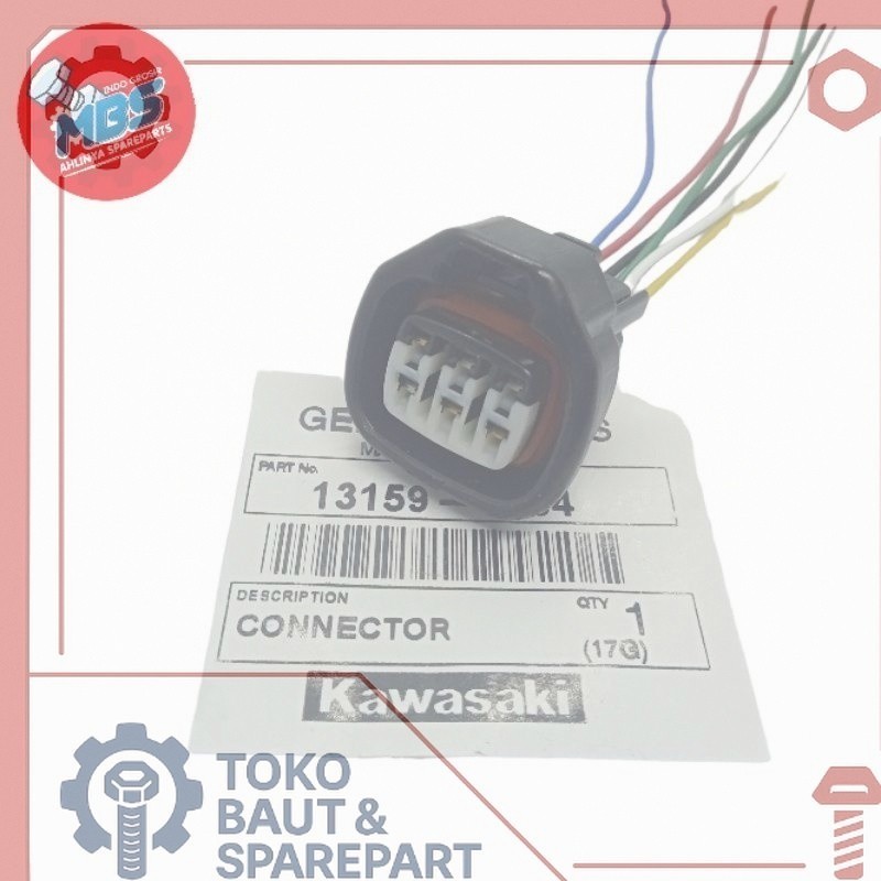 SOKET KOSONG PIN 6 ORI SOKET CDI KAWASAKI NINJA SATRIA MOBIL MOTOR UNIVERSAL