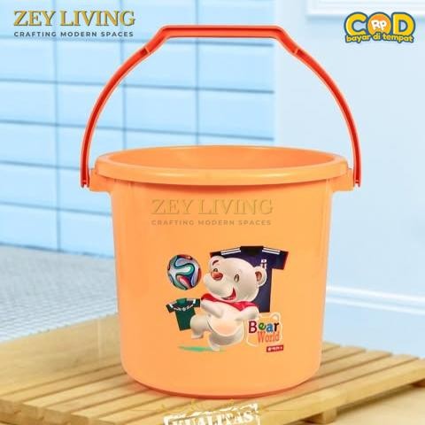 〖ZEY〗 Ember 6 Galon Elegant E-15 Lion Star – Ember Plastik 22 Liter Serbaguna / Cuci Baju, Air Pel, 