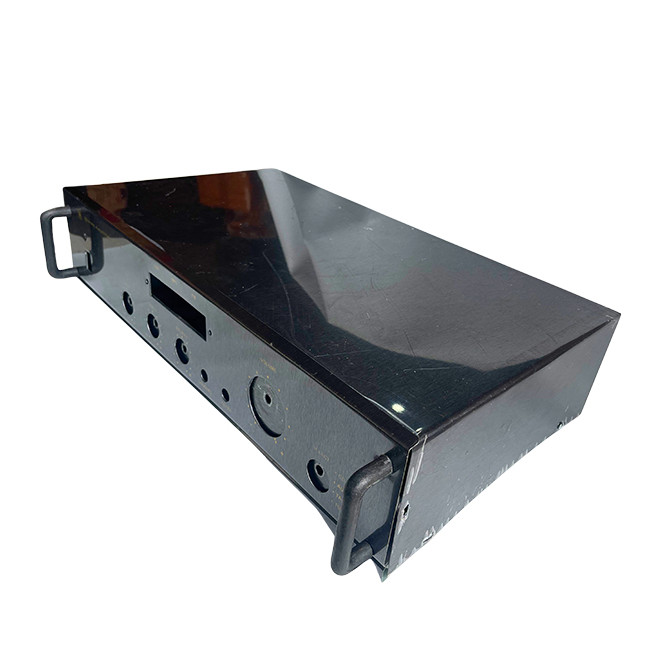 Box amplifier kosongan besi hitam usb N 103