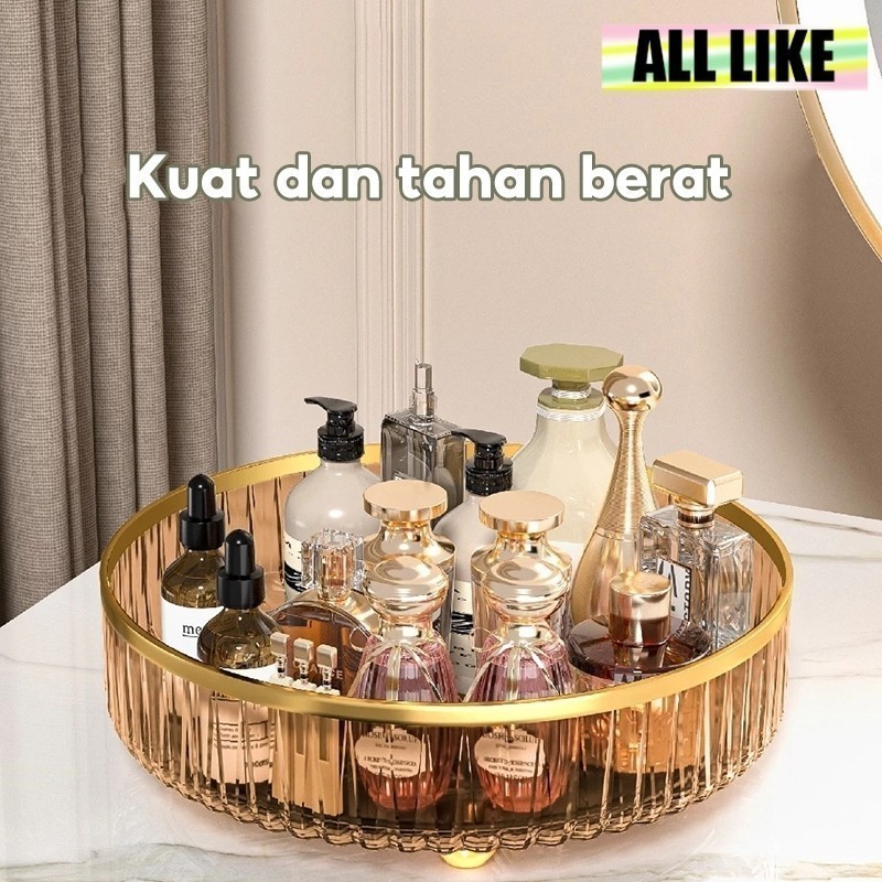 Rak Kosmetik Putar Serbaguna Tempat Makeup Skincare Parfum Aesthetic
