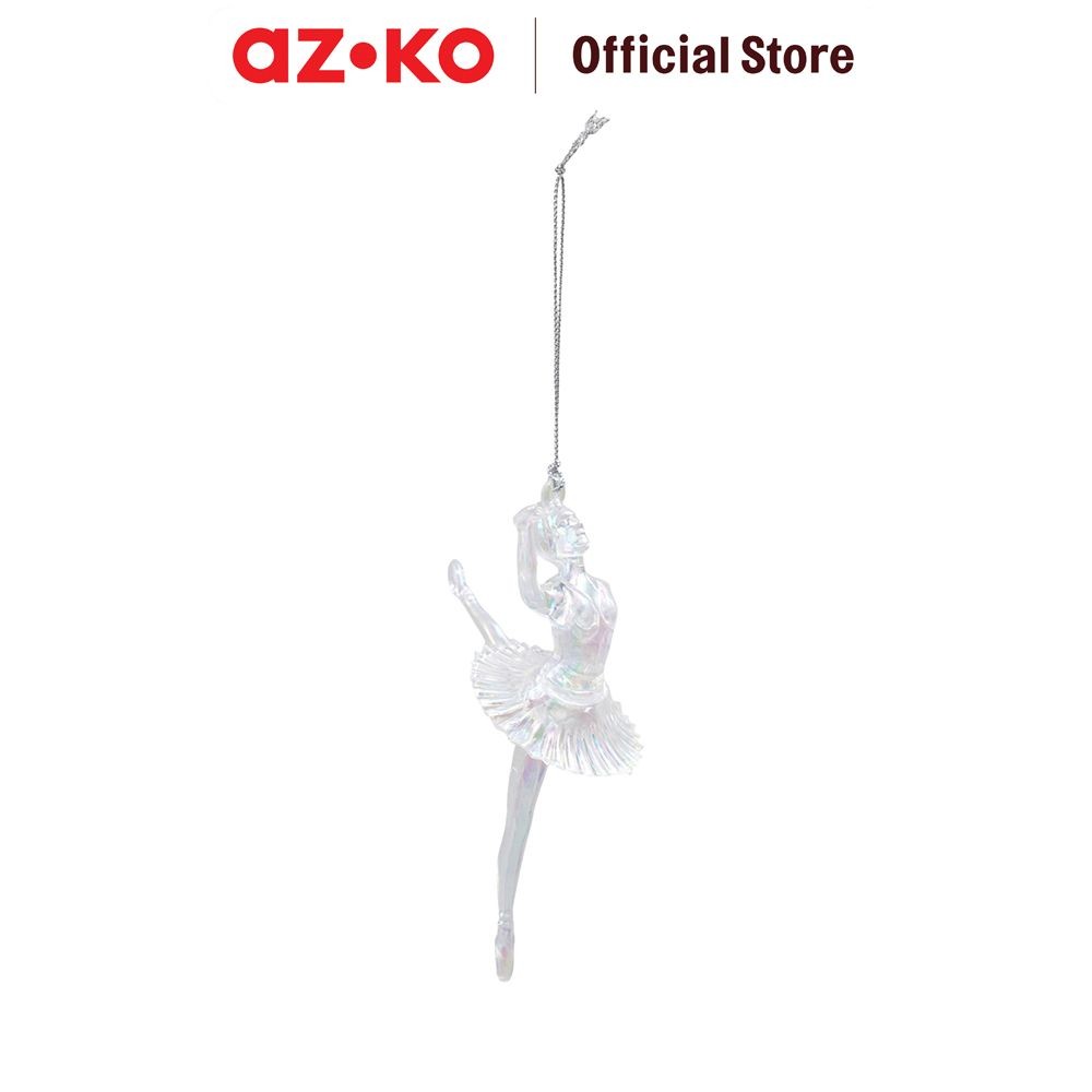 AZKO Noelle 13 cm Hiasan Gantung Natal Christmas Ballerina Transparan Hiasan Natal Pernak Pernik Nat