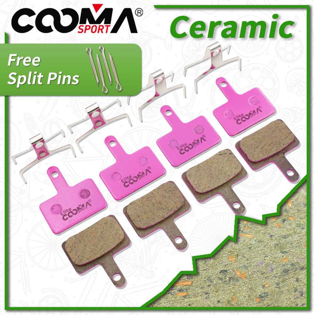 4 Pairs Ceramic sc Brake Pads for Shimano B01S B05S M05, MT200 MT400 MT500 M375 M395 M416 M446 M445 
