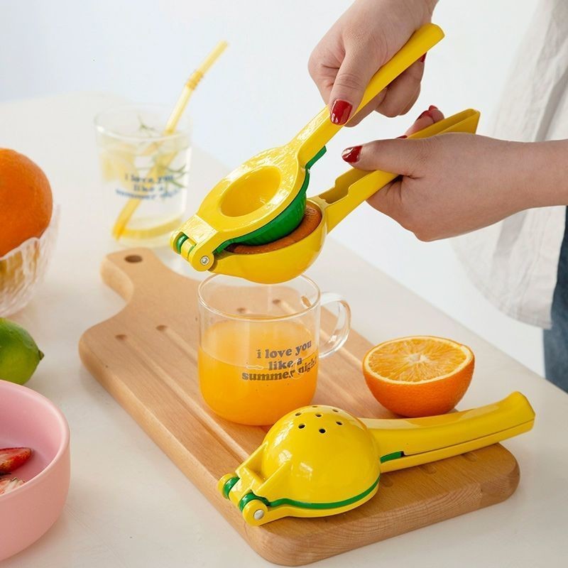 Lemon clamp Manual squeeze lemon juice press Kitchen small lime juice press Fruit juice press Hand p