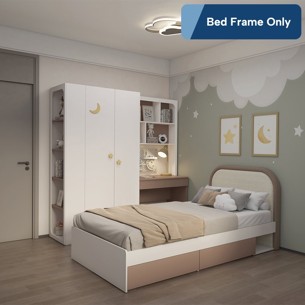 Informa 100X200 cm Iora Set Kamar Tidur Anak - Cokelat Set Bedroom Furniture Kamar Tidur Set Tempat 