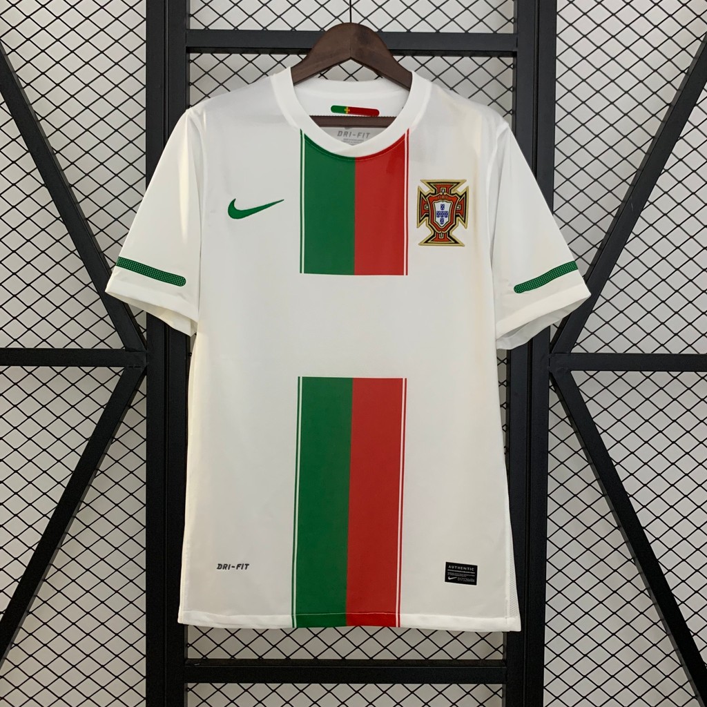 Jersey grade ori Retro Portugal 2010 Away A48 T shirt pria