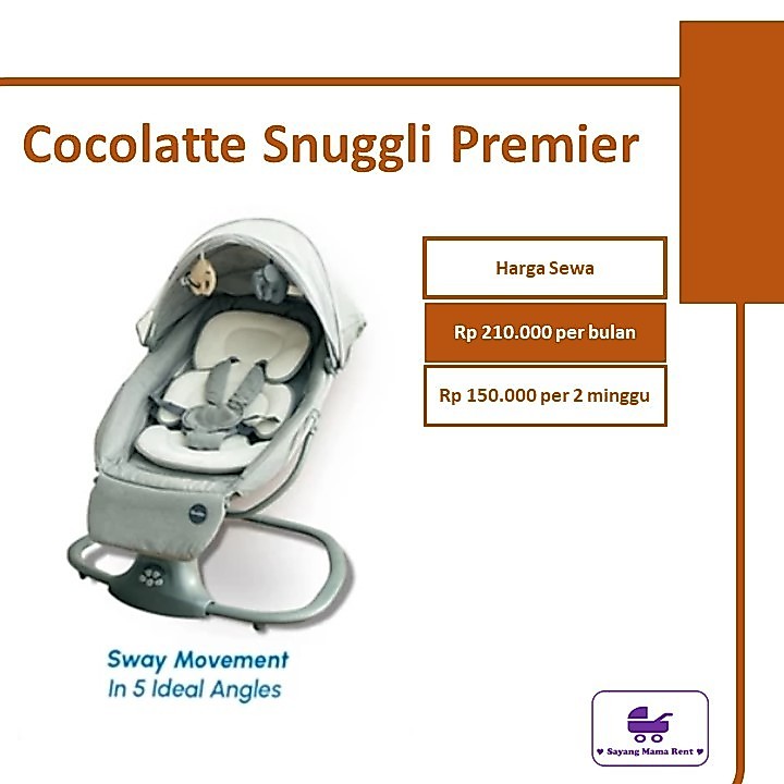 Sewa Bouncer Snuggli Cocolatte Premium