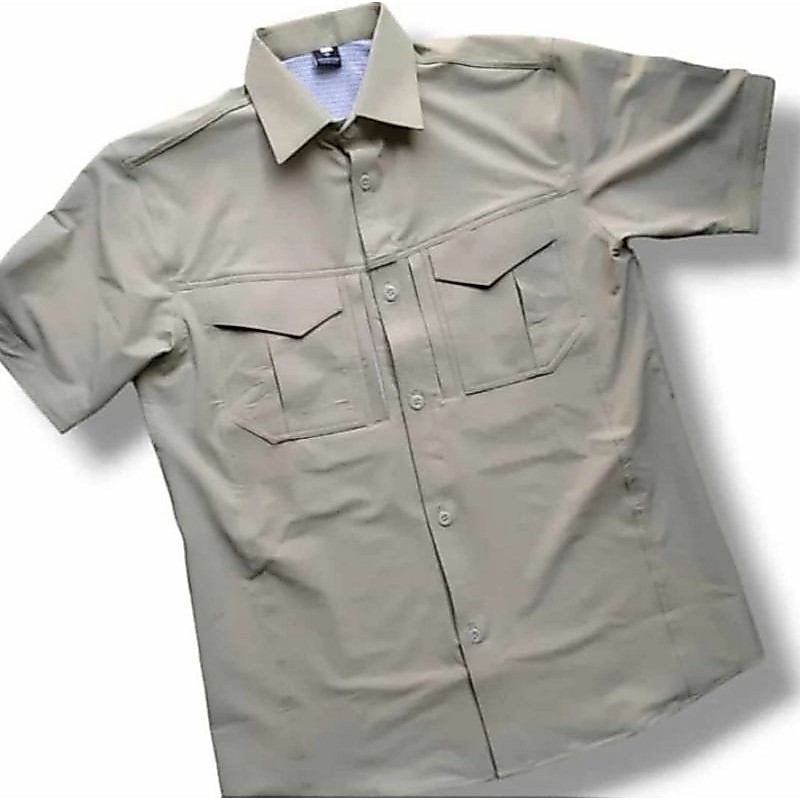 Kemeja Tactical Pria - Kemeja Paspamres Lengan Pendek – Bahan Katun Street Premium, melar & quickdry