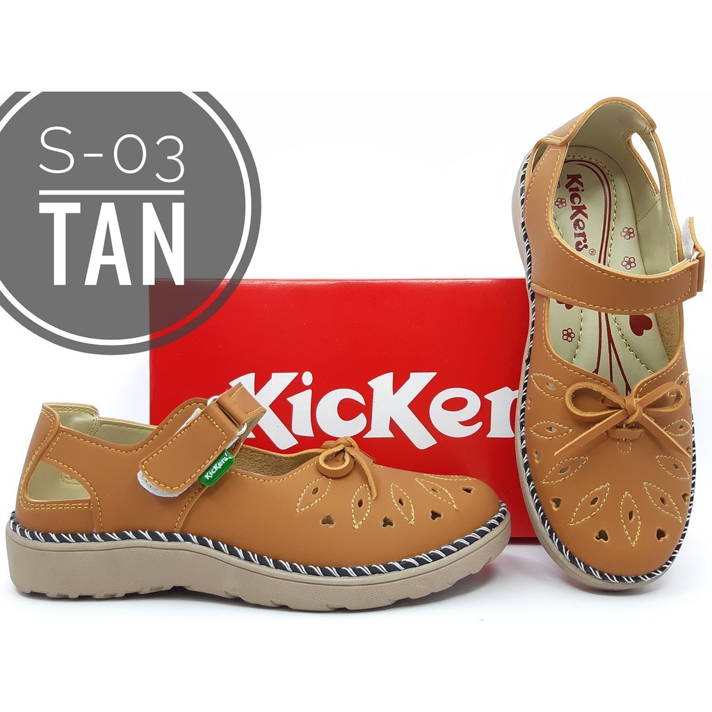 D6 Sepatu Kickers Wanita S-03 Bahan Sintetis Ukuran 36-40