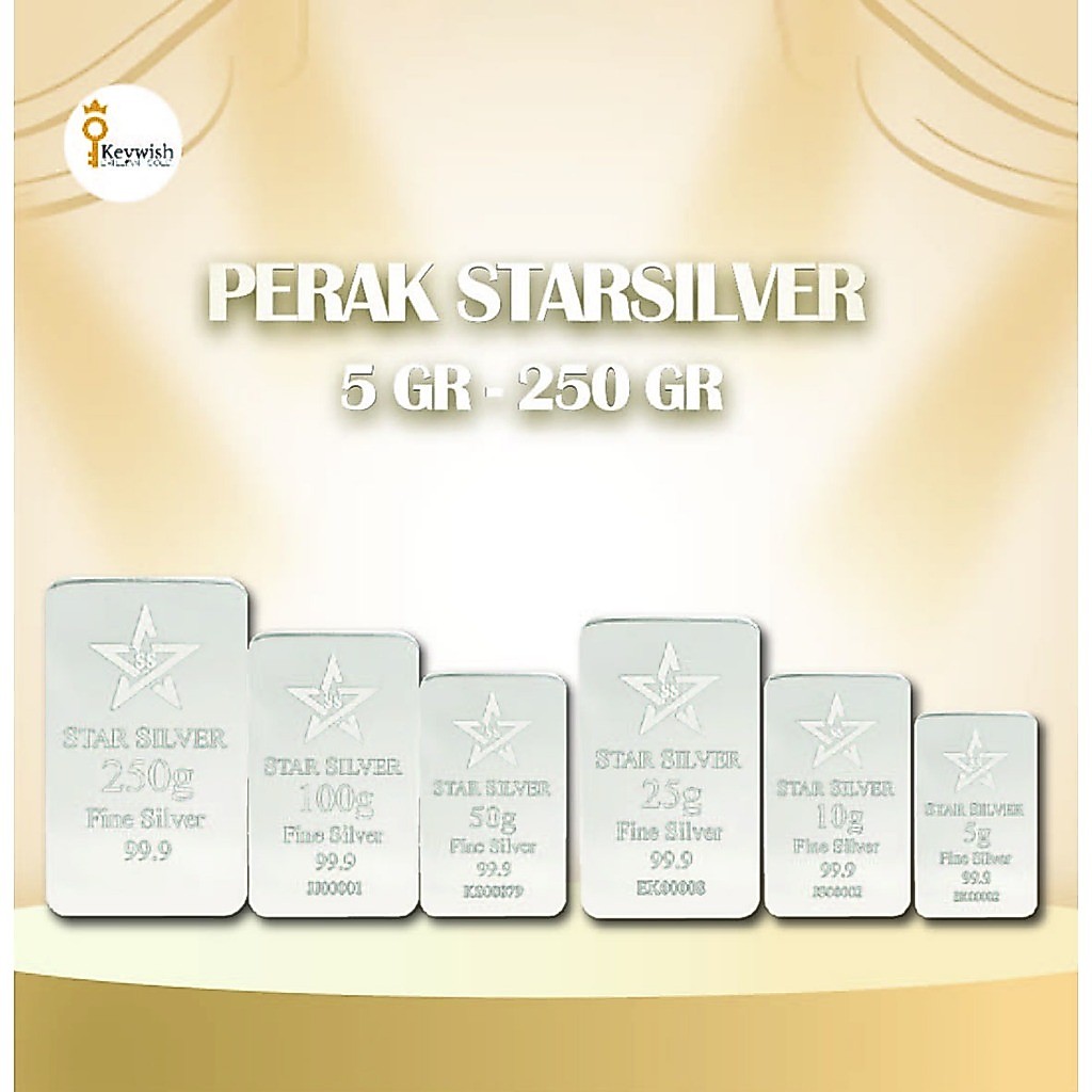 PERAK STARSILVER 50 gr - 250 gr