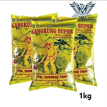 KANGKUNG PAK TANI 1KG Benih Bibit Kangkung Premium Daun sedang  original Rajawali Ud sumber tani