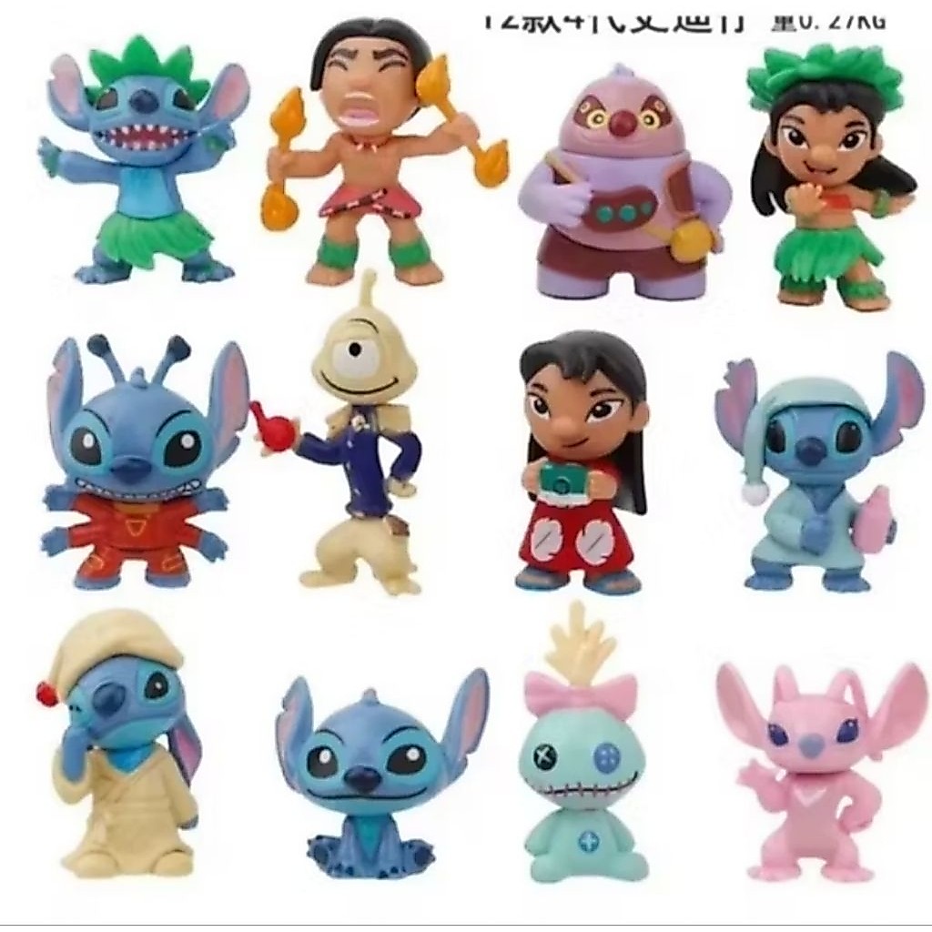action figure Stitch topper stitch set