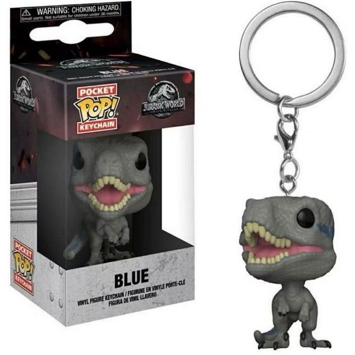 FUNKO POCKET POP KEYCHAIN GANTUNGAN KUNCI JURASSIC WORLD BLUE T-REX - Blue