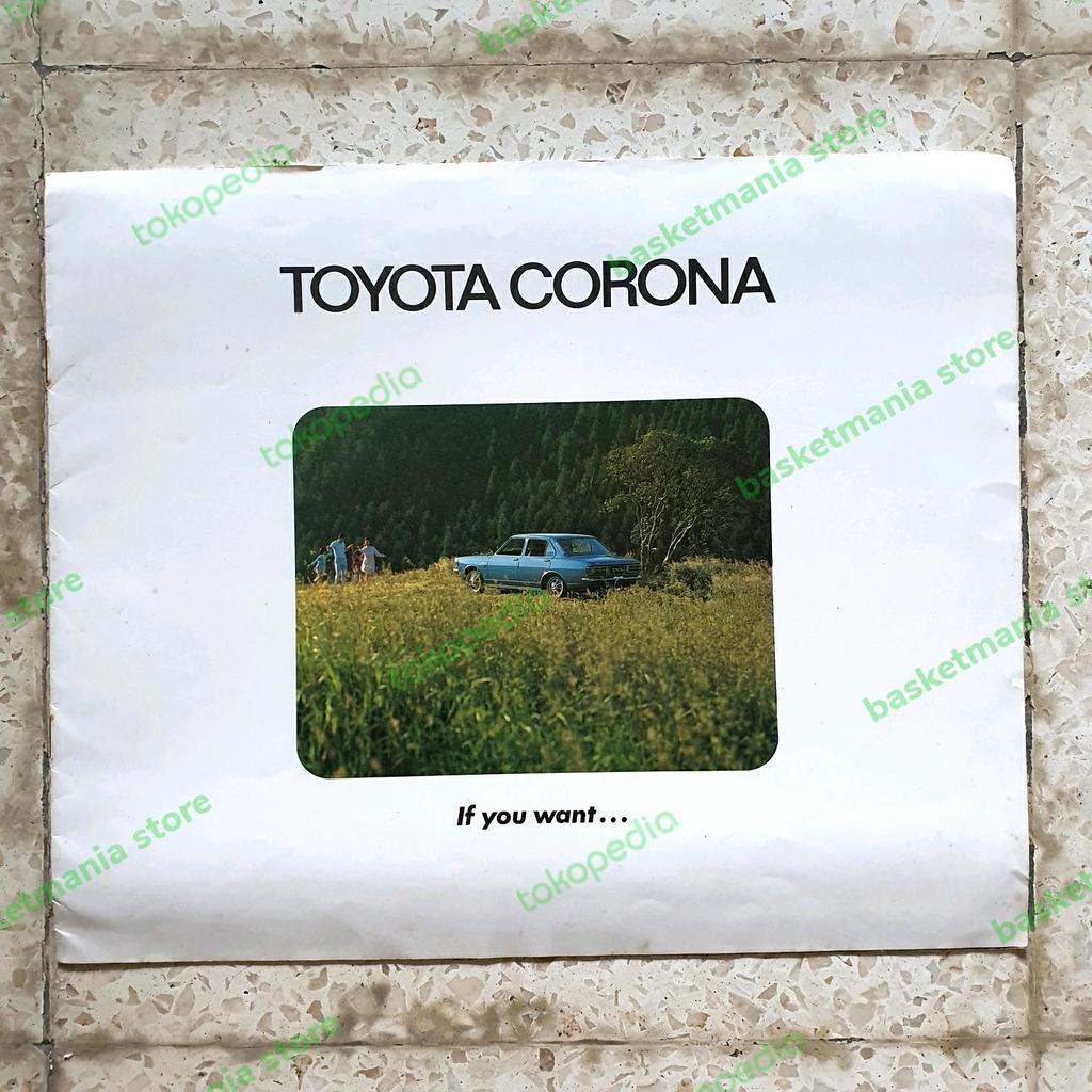 brosur mobil toyota corona lawas kuno jadul antik iklan majalah