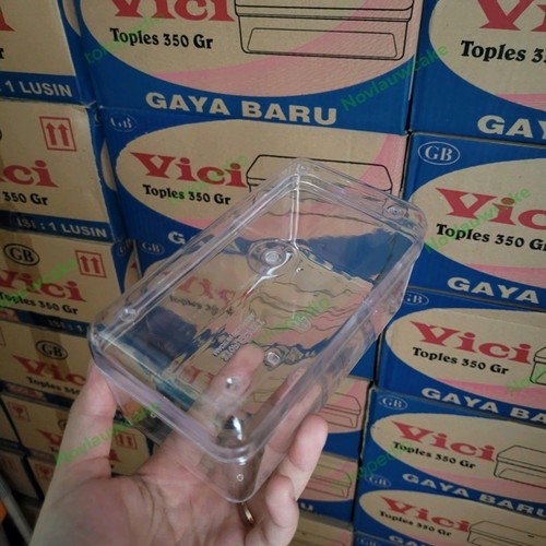 GOJEK GAYABARU GB  VICI DESSERT BOX GAYA BARU GB TOPLES NASTAR PERSEGI PANJANG  350 GRAM