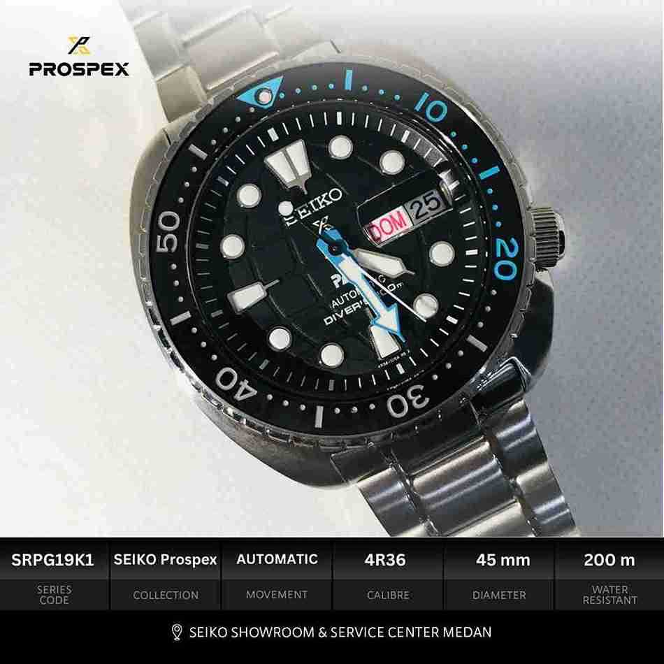 SEIKO Showroom Medan - Seiko Prospex SRPG19K1 King Turtle Padi