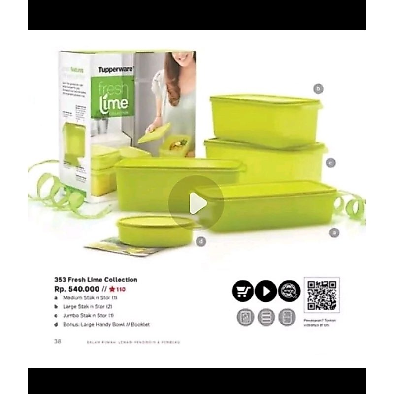 fresh lime tupperware
