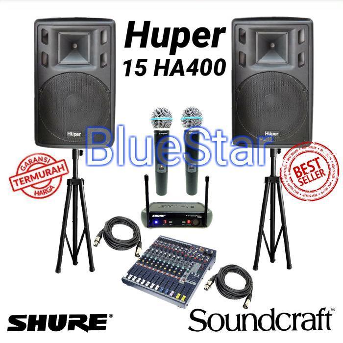 Paket SoundSystem Huper 15 HA400 Original 15 inch - EFX-8