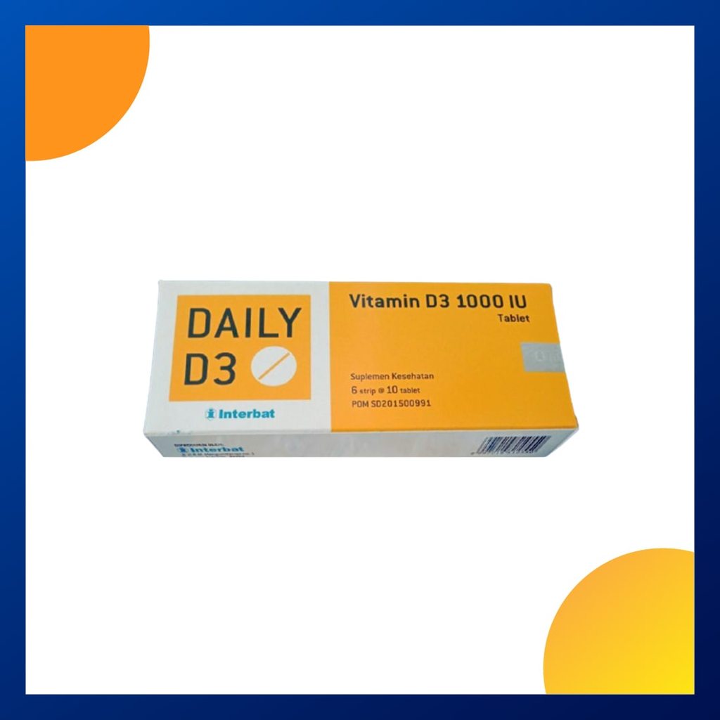 Daily D3 1000 Box 60 Tablet