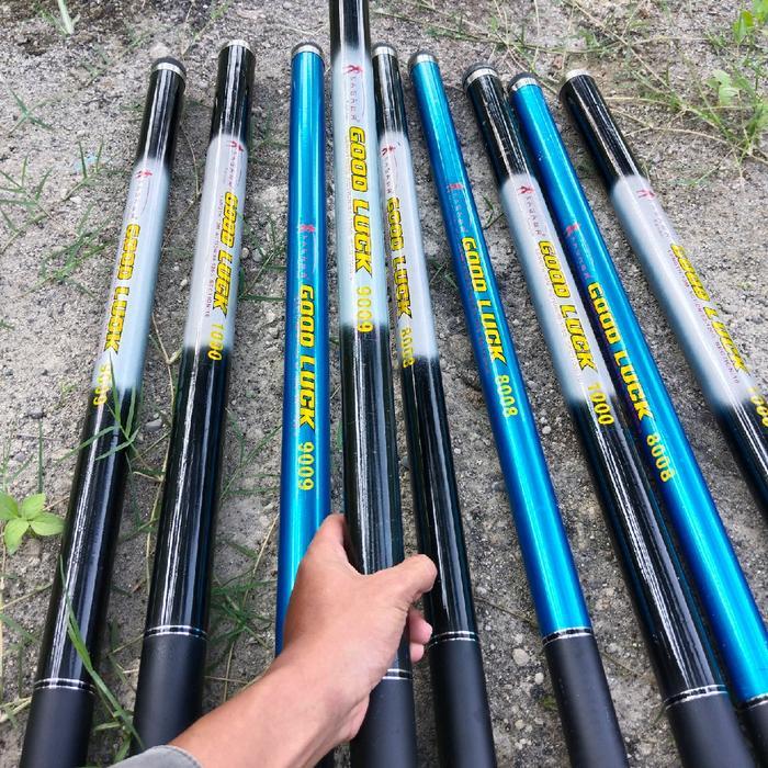 Joran Tegek Ikan Gabus Kaku Solid 8, 7, 9, 10, 12 Meter Diameter besar kuat Tongkat Bendera Giant Fl