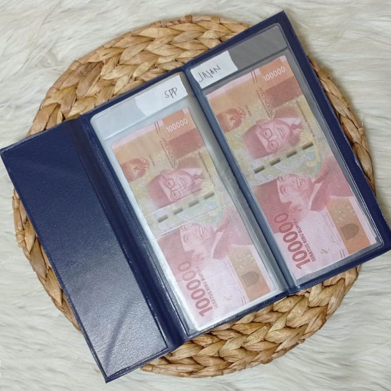 (CCK STORE) Dompet organizer keuangan / Dompet Disiplin Keuangan Dompet Mengatur Tabungan Target bul