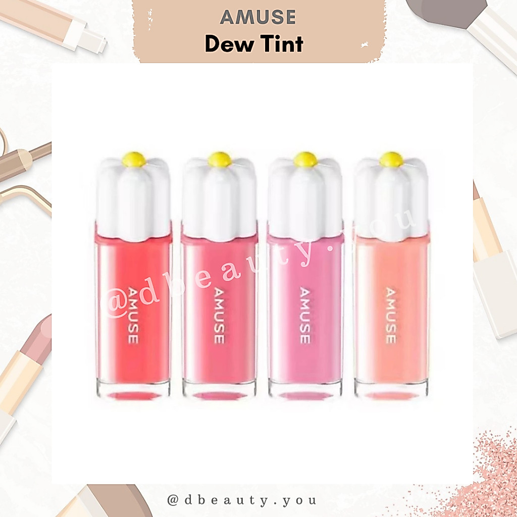 [ READY STOCK ] AMUSE Dew Tint Lip Tint Liptint / lipstick lipgloss