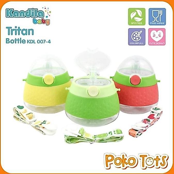 Kandila Baby Tritan Straw Bottle 280ml KDL007-4 Botol Minum Sedotan Bayi Dengan Pemberat