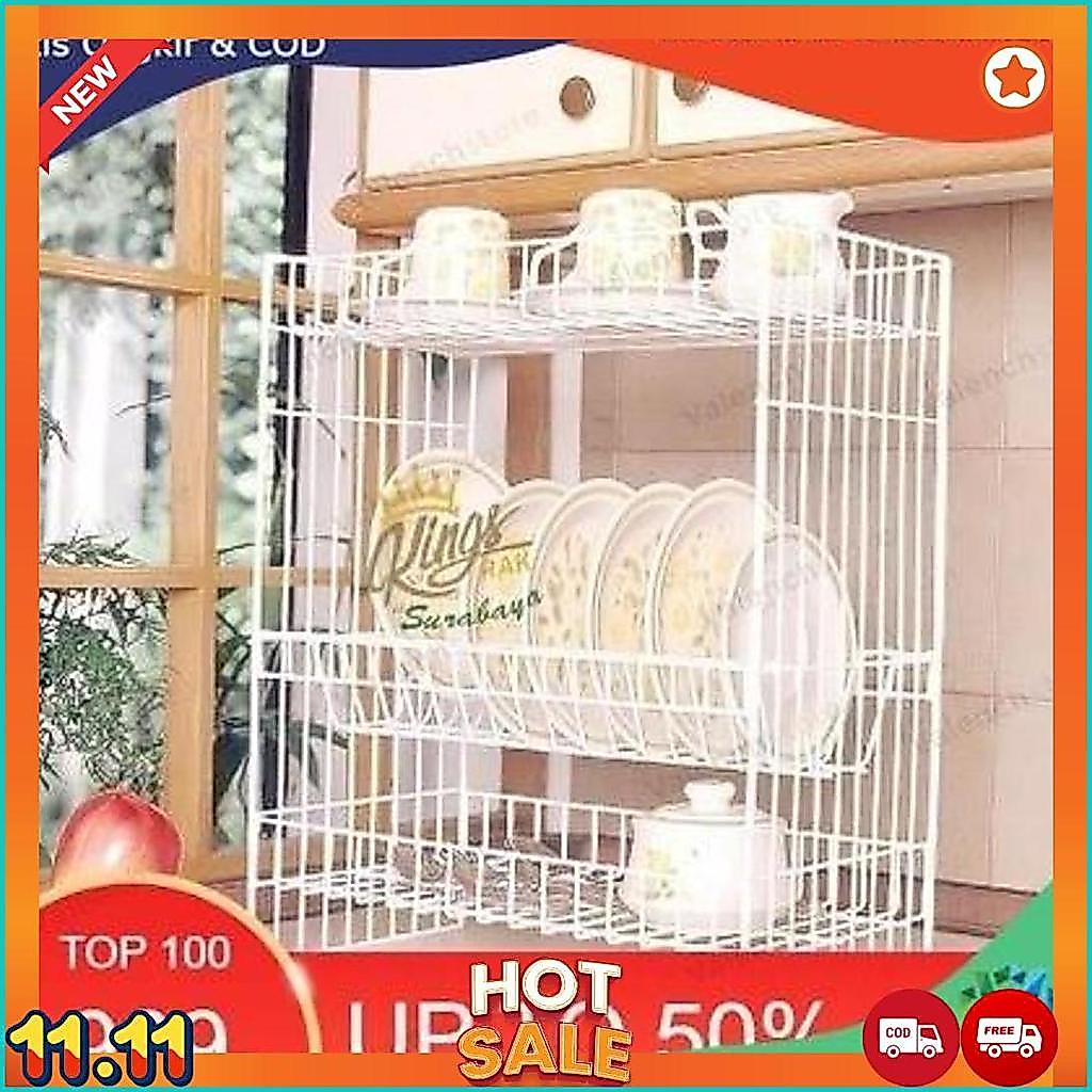 RAK PIRING RPK 03 ANTI KARAT/ RAK PIRING SUSUN 3 / RAK PIRING RPK 03 / RPK 03 / RAK GELAS / RAK DAPU