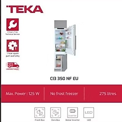 C13-350 FI NF EU TEKA BUILT-IN REFRIGERATOR