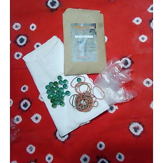 Paket Batik Jumputan Dengan Pewarna Naptol