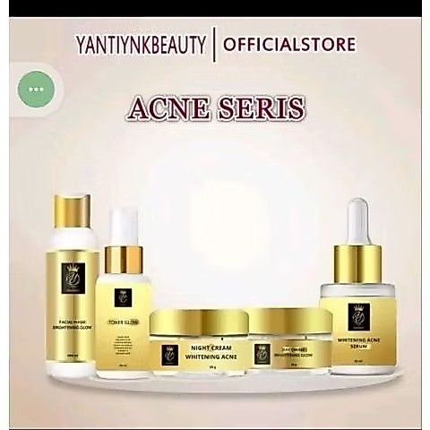YNK BEAUTY PAKET ACNE UNTUK JERAWAT PARAH,MERADANG FREE PARFUM