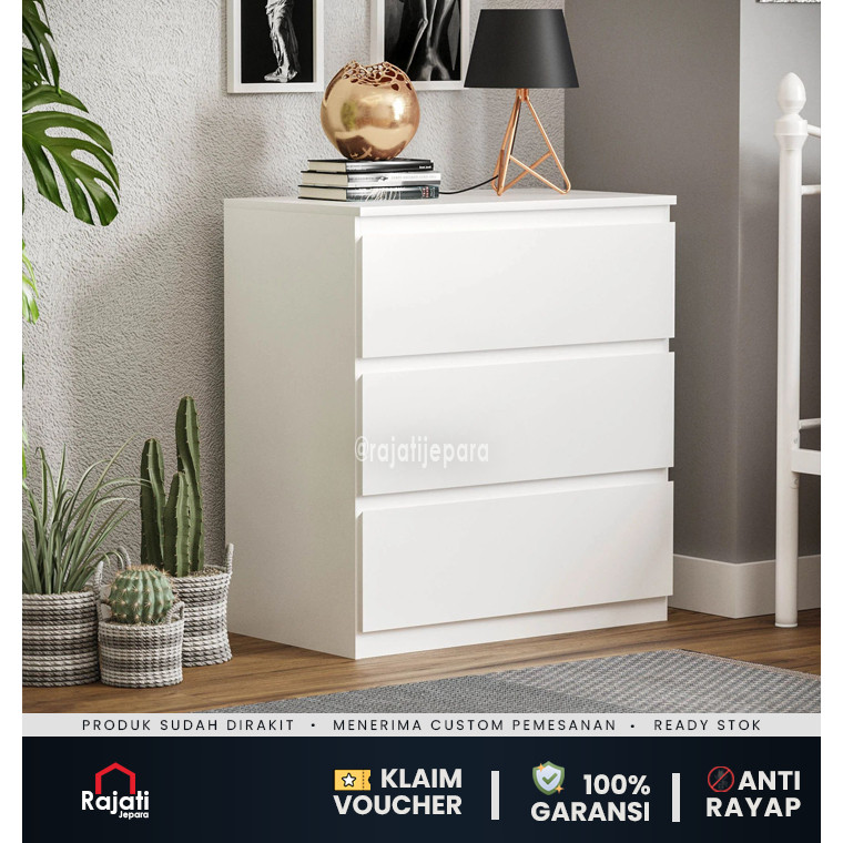 Promo Meja Kamar Lemari Kecil Minimalis Lemari Laci Meja Nakas Kecil Meja Laci | RJMLTB2