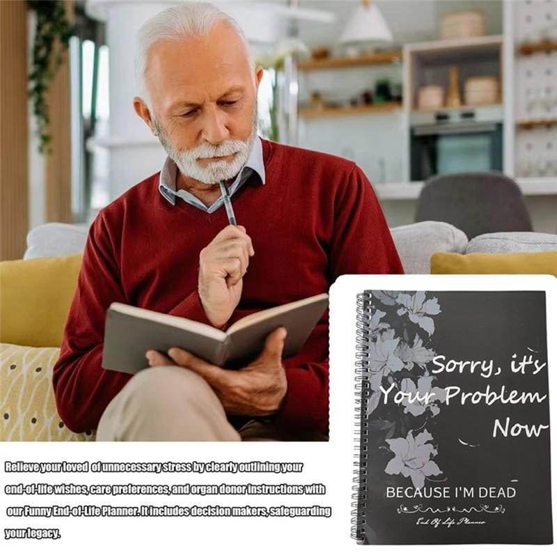 

THIVN-1Pcs Sorry Its Your Problem Now Funny End Of Life Planner End-Of-Life Arrangements