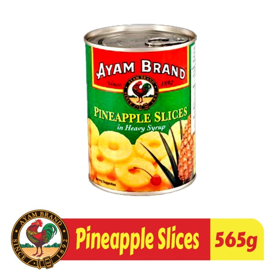 

Pineapple Slice Ayam Brand / Buah Nanas Potong Ayam Brand - 565 GRAM