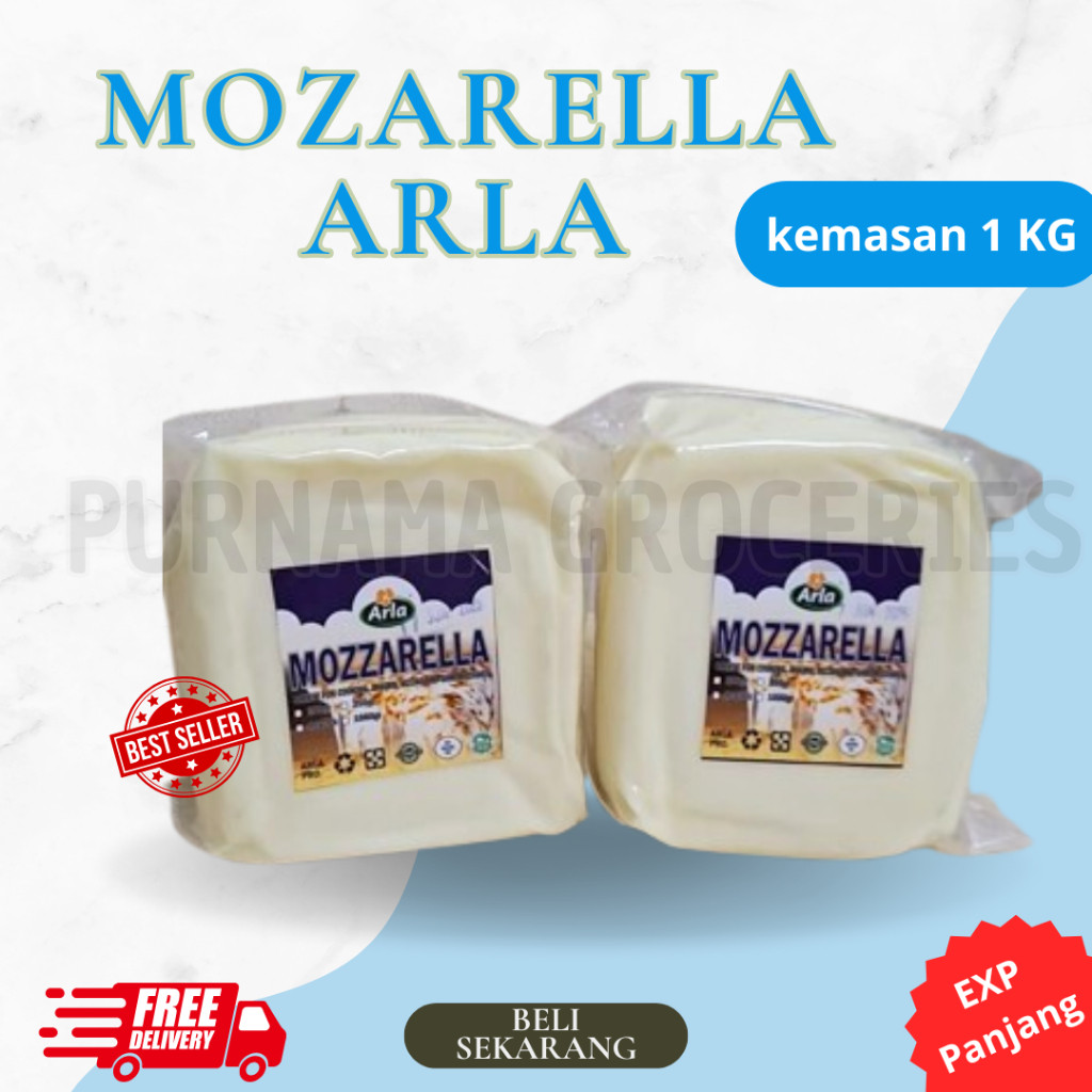 

Keju Mozarella Arla 1 KG (Halal)