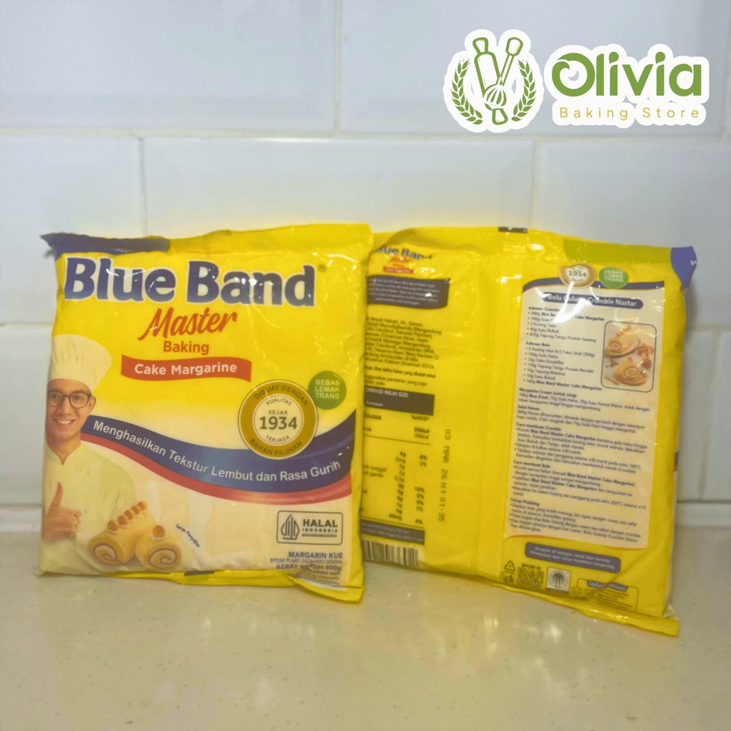 

Blue Band Master Baking Margarine 500gr – Mentega Kue Lembut Gurih Halal untuk Cake & Roti