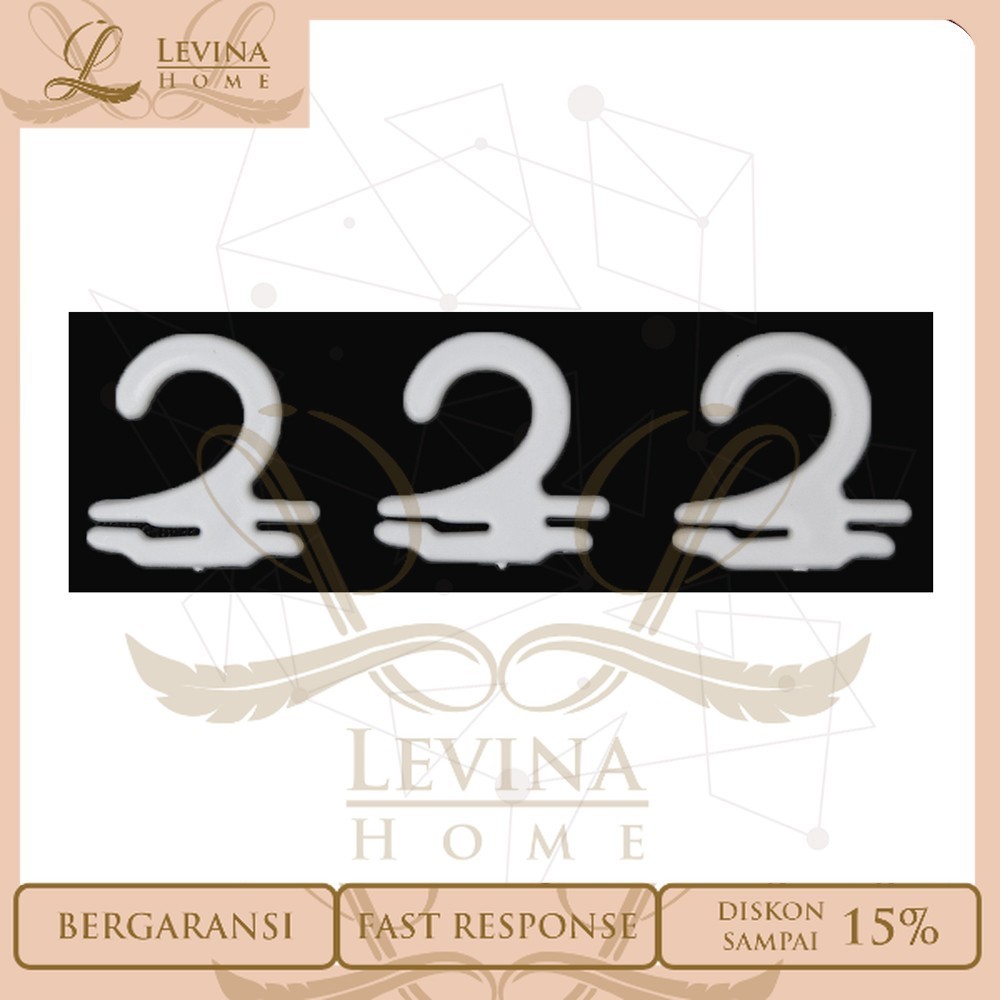 Gantungan Kaos Kaki model angka 2 GROSIR MURAH – Levina Home