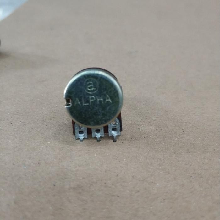 (BACA DESKRIPSI) Potensio mono 3pin 250k Alpha Original /potensiometer 3kaki alpha 250k
