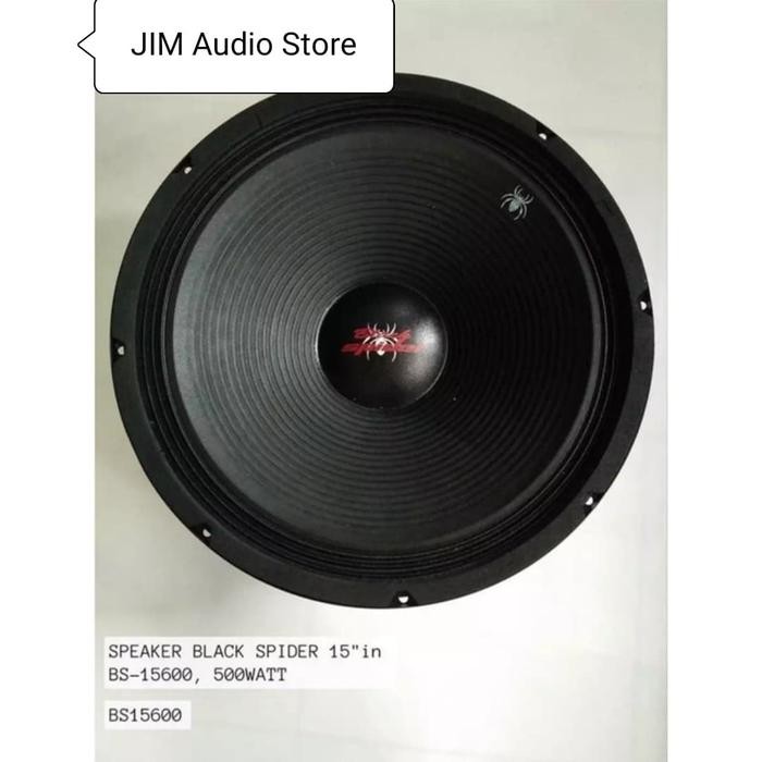 (BACA DESKRIPSI) Speaker Blackspider 15 inch seri 15600 MB / BS 15600 MB