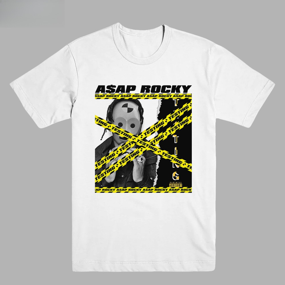 ASAP ROCKY - TESTING LINE | T-SHIRT |  MUSIC MERCH