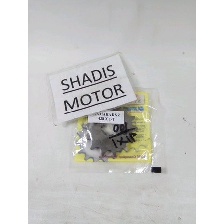Ger SSS Motor Yamaha RXZ Byson MX Jupiter Z Vega Rx King Vixion Depan Ukuran 428 - 14T Gear Motor