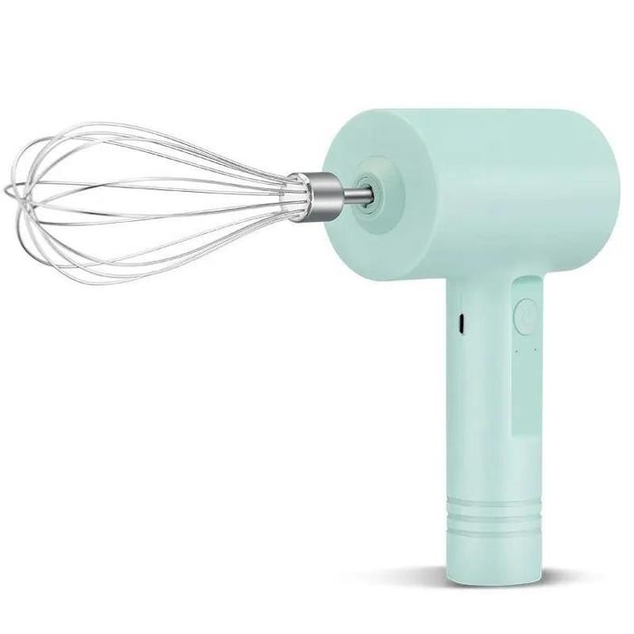 

Hand Mixer Portable USB Rechargeable - Pengocok Telur Elektrik / Pengaduk Adonan Serbaguna - Green