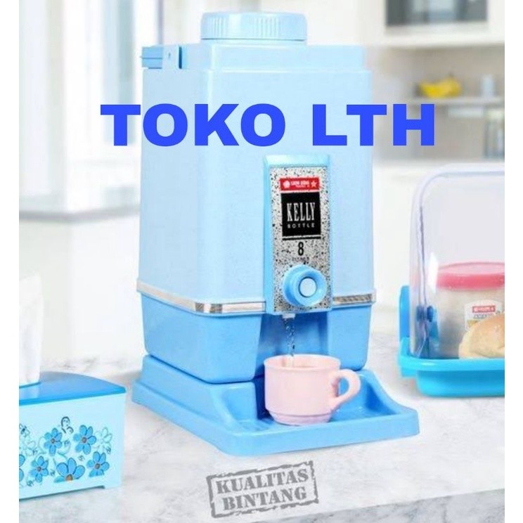 KELLY DRINK JAR BOTTLE 5 6 8 10 LITER LION STAR DISPENSER KRAN TEMPAT MINUMAN SEGI