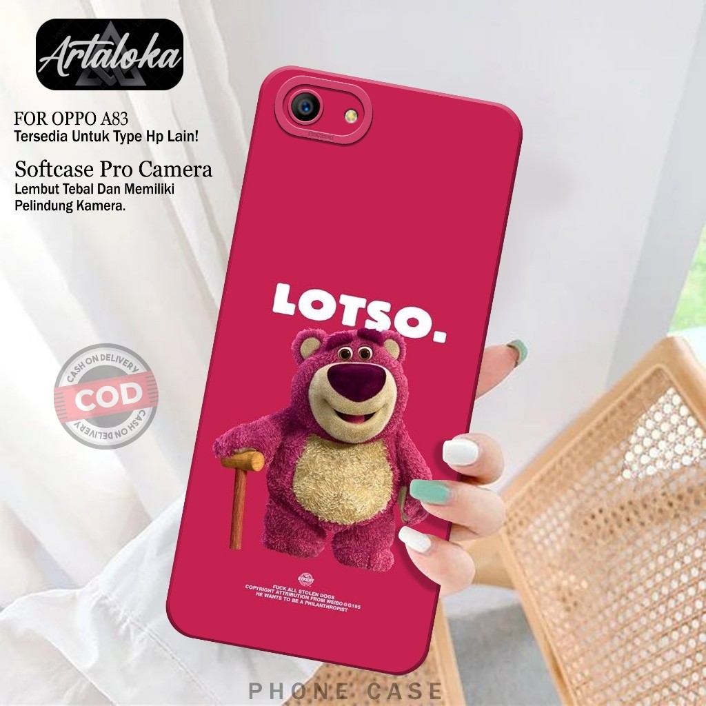 Case Hp OPPO A83 Fashion Case Kartun Softcase OPPO A83 Silikon TPU Pro Camera Casing OPPO A83 Cover 